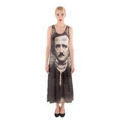 Edgar Allan Poe  Sleeveless Maxi Dress by Valentinaart