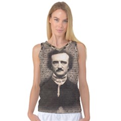 Edgar Allan Poe  Women s Basketball Tank Top by Valentinaart