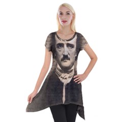 Edgar Allan Poe  Short Sleeve Side Drop Tunic