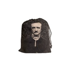 Edgar Allan Poe  Drawstring Pouches (small)  by Valentinaart