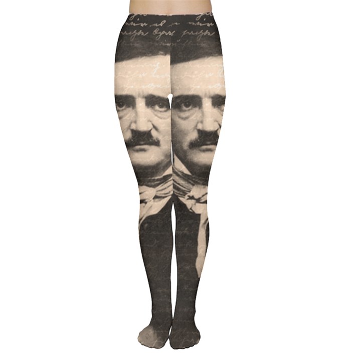 Edgar Allan Poe  Women s Tights