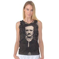 Edgar Allan Poe  Women s Basketball Tank Top by Valentinaart