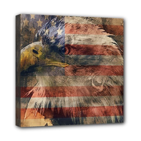 Vintage Eagle  Mini Canvas 8  X 8  by Valentinaart