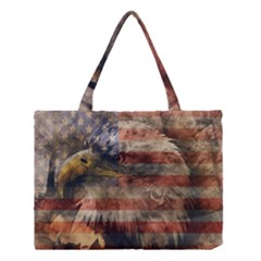 Vintage Eagle  Medium Tote Bag by Valentinaart