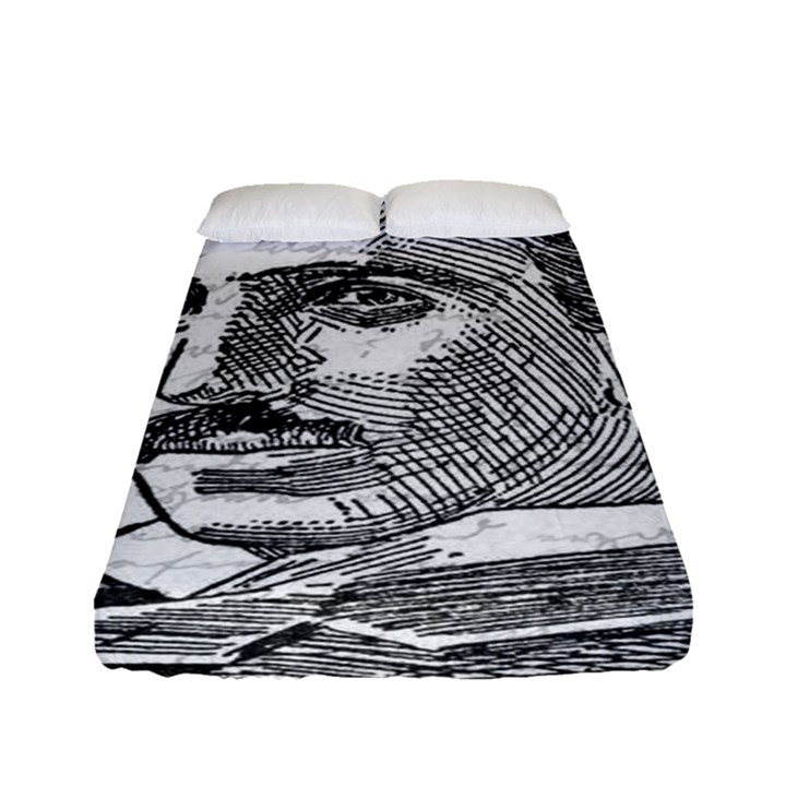 Nikola Tesla Fitted Sheet (Full/ Double Size)