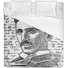 Nikola Tesla Duvet Cover (king Size) by Valentinaart