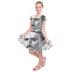 Nikola Tesla Kids  Short Sleeve Dress