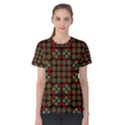 Asian Ornate Patchwork Pattern Women s Cotton Tee View1