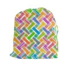 Abstract Pattern Colorful Wallpaper Drawstring Pouches (xxl) by Simbadda