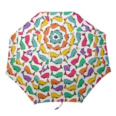 Small Rainbow Whales Folding Umbrellas by Simbadda