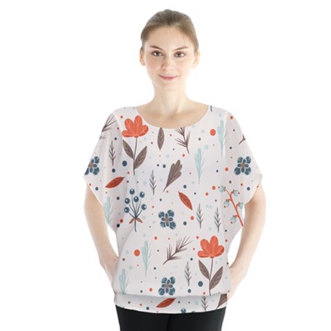 Seamless Floral Patterns  Blouse by TastefulDesigns