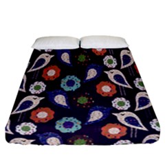 Cute Birds Pattern Fitted Sheet (california King Size)