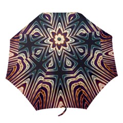 Colorful Seamless Vibrant Pattern Folding Umbrellas by Simbadda