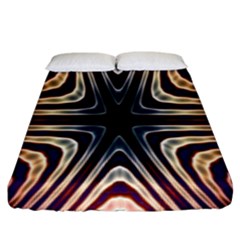 Colorful Seamless Vibrant Pattern Fitted Sheet (king Size)