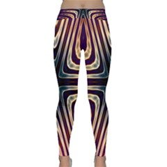 Colorful Seamless Vibrant Pattern Classic Yoga Leggings by Simbadda