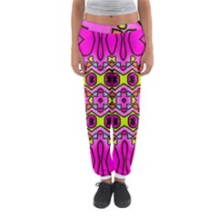 Love Hearths Colourful Abstract Background Design Women s Jogger Sweatpants by Simbadda