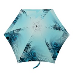 Feathery Background Mini Folding Umbrellas by Simbadda