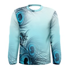 Feathery Background Men s Long Sleeve Tee by Simbadda