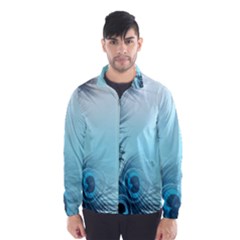 Feathery Background Wind Breaker (men) by Simbadda