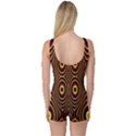 Vibrant Pattern One Piece Boyleg Swimsuit View2