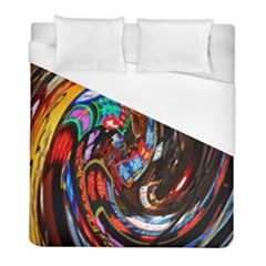 Abstract Chinese Inspired Background Duvet Cover (full/ Double Size) by Simbadda