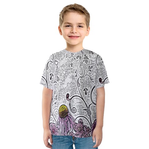 Abstract Pattern Kids  Sport Mesh Tee by Simbadda