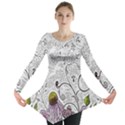 Abstract Pattern Long Sleeve Tunic  View1