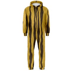 Seamless Fur Pattern Hooded Jumpsuit (men)  by Simbadda