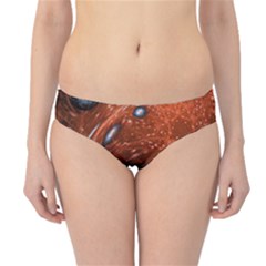 Fractal Peacock World Background Hipster Bikini Bottoms by Simbadda