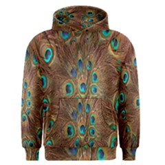 Peacock Pattern Background Men s Pullover Hoodie by Simbadda