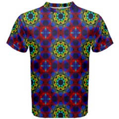 Abstract Pattern Wallpaper Men s Cotton Tee by Simbadda