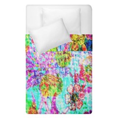 Bright Rainbow Background Duvet Cover Double Side (single Size) by Simbadda