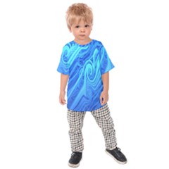 Vintage Pattern Background Wallpaper Kids  Raglan Tee