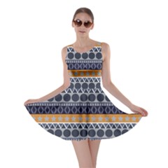 Abstract Elegant Background Pattern Skater Dress by Simbadda