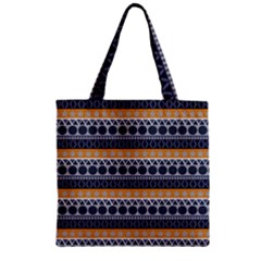 Abstract Elegant Background Pattern Zipper Grocery Tote Bag