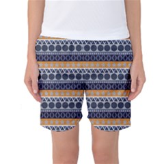 Abstract Elegant Background Pattern Women s Basketball Shorts by Simbadda