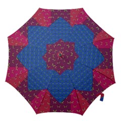 Butterfly Heart Pattern Hook Handle Umbrellas (large)