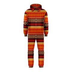 Abstract Lines Seamless Pattern Hooded Jumpsuit (kids) by Simbadda