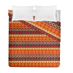 Abstract Lines Seamless Pattern Duvet Cover Double Side (full/ Double Size)