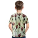 Vintage Style Seamless Floral Wallpaper Pattern Background Kids  Cotton Tee View2