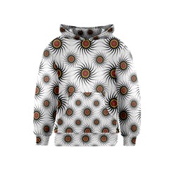 Pearly Pattern Half Tone Background Kids  Pullover Hoodie by Simbadda