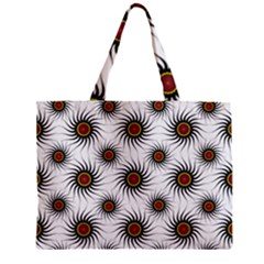 Pearly Pattern Half Tone Background Zipper Mini Tote Bag