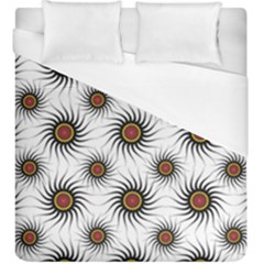 Pearly Pattern Half Tone Background Duvet Cover (king Size) by Simbadda