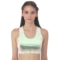 Seamless Abstract Background Pattern Sports Bra