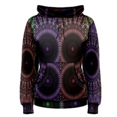 Digital Colored Ornament Computer Graphic Women s Pullover Hoodie by Simbadda