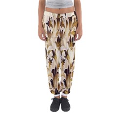 Floral Vintage Pattern Background Women s Jogger Sweatpants