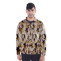 Floral Vintage Pattern Background Wind Breaker (men)