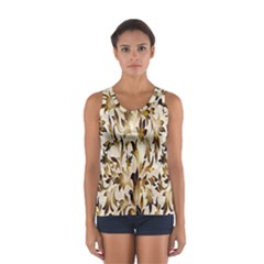 Floral Vintage Pattern Background Women s Sport Tank Top 