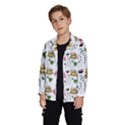 Handmade Pattern With Crazy Flowers Wind Breaker (Kids) View2