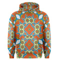 Digital Computer Graphic Geometric Kaleidoscope Men s Pullover Hoodie